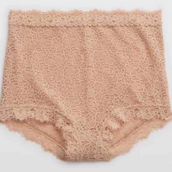 Aerie Show Off Eyelash Lace High-Waisted Boybrief – Small, New Without Tags - Picture 1 of 5